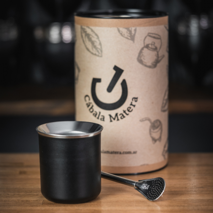 Mate Acero (Negro)